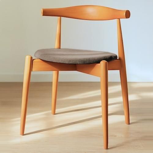 北欧リプロダクト/ElbowChairエルボチェア【ファブリック×ビーチ材2