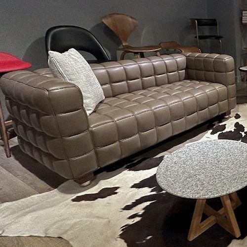 ヨーゼフ・ホフマン/KubusクーブスL2ダブルソファリプロダクト【レザー