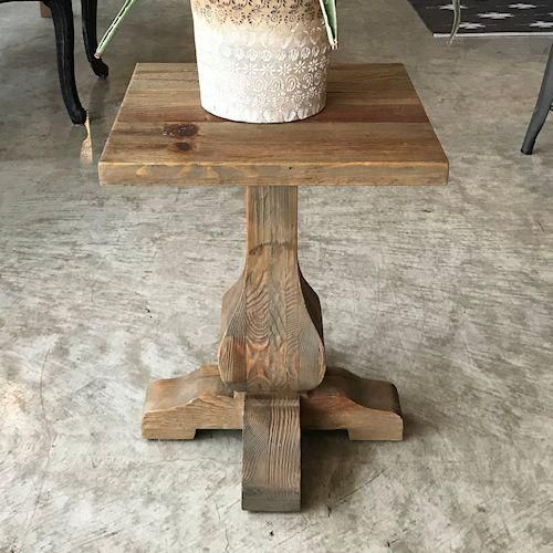 GARTガルト/古材ゴシックスタイルサイドテーブルRaconラコン【オールド