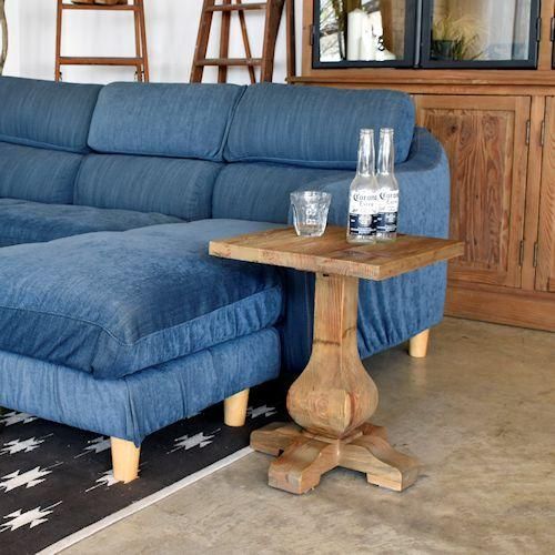 GARTガルト/古材ゴシックスタイルサイドテーブルRaconラコン【オールド