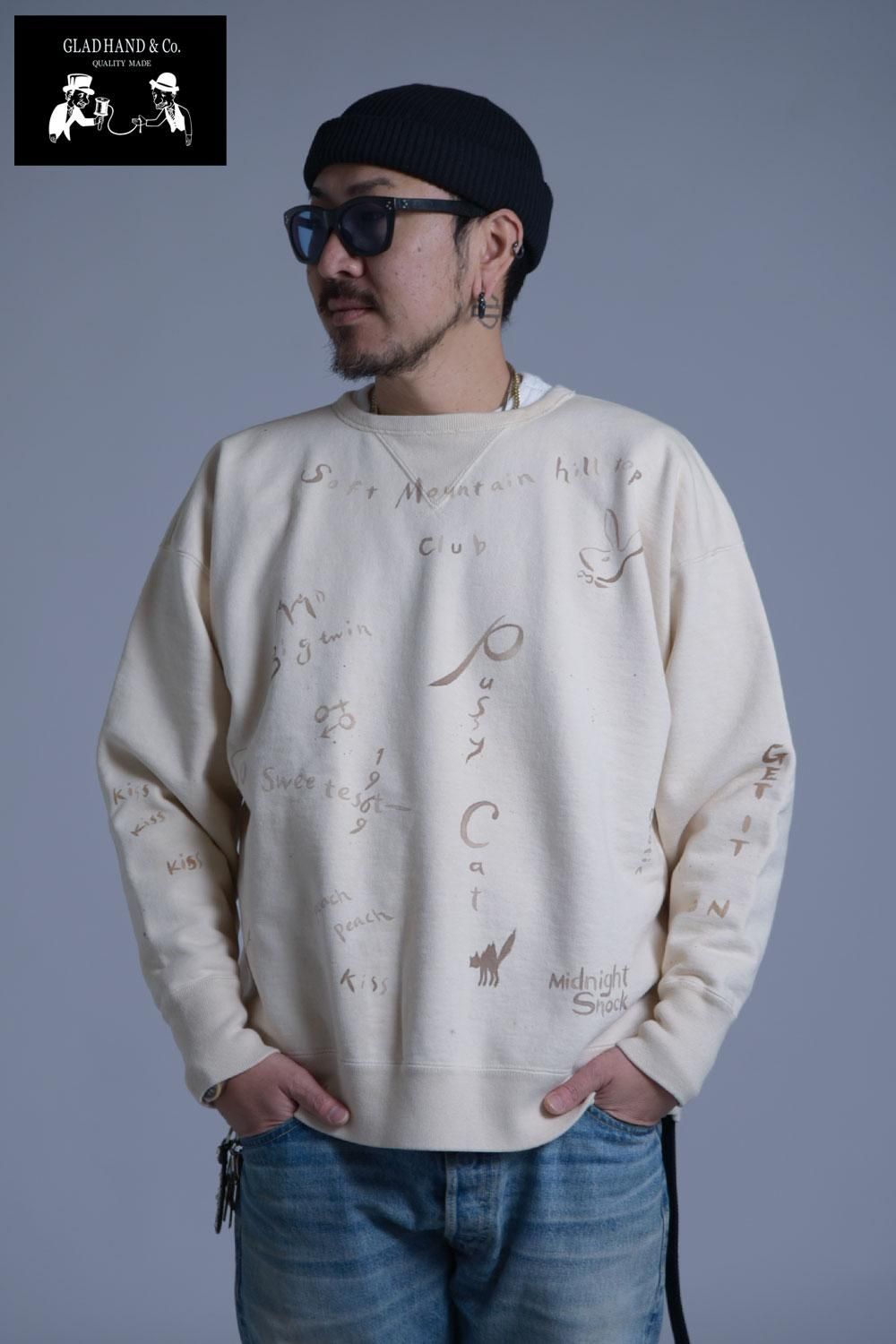 GLADHAND(グラッドハンド)×Peanuts & Co クルーネックスウェット