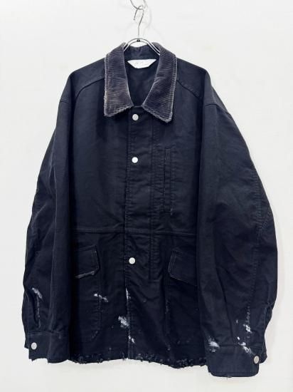 ANCELLM（アンセルム） 2025AW 25AW MOLESKIN WORK JACKET Black