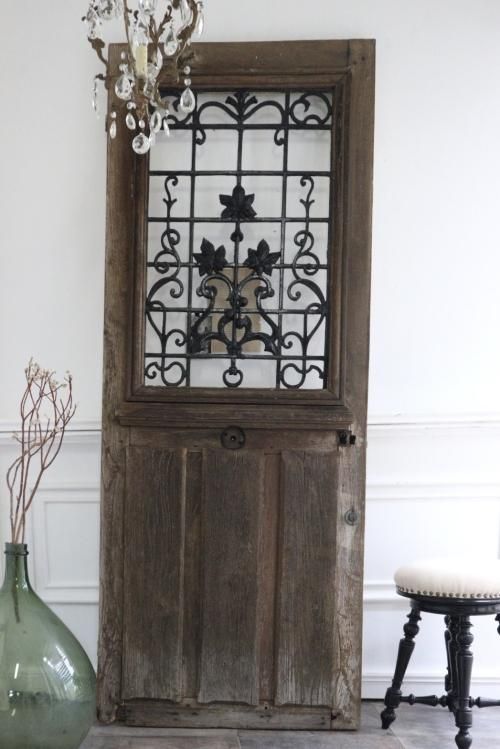 フランスアンティーク家具 アンティークアイアンドア| アンティーク