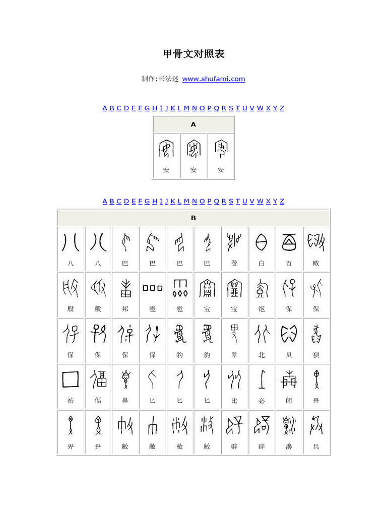 甲骨文字典| PDF