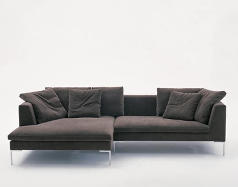 取付無料！b&bイタリア チャールズ オレンジファブリックシェーズ