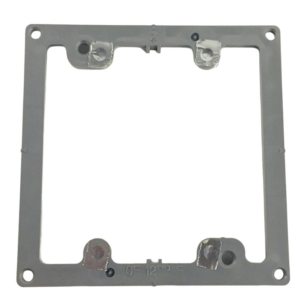 未来工業 プラ塗代カバー スイッチカバー 2個用 平 中形四角用 OF-12P2