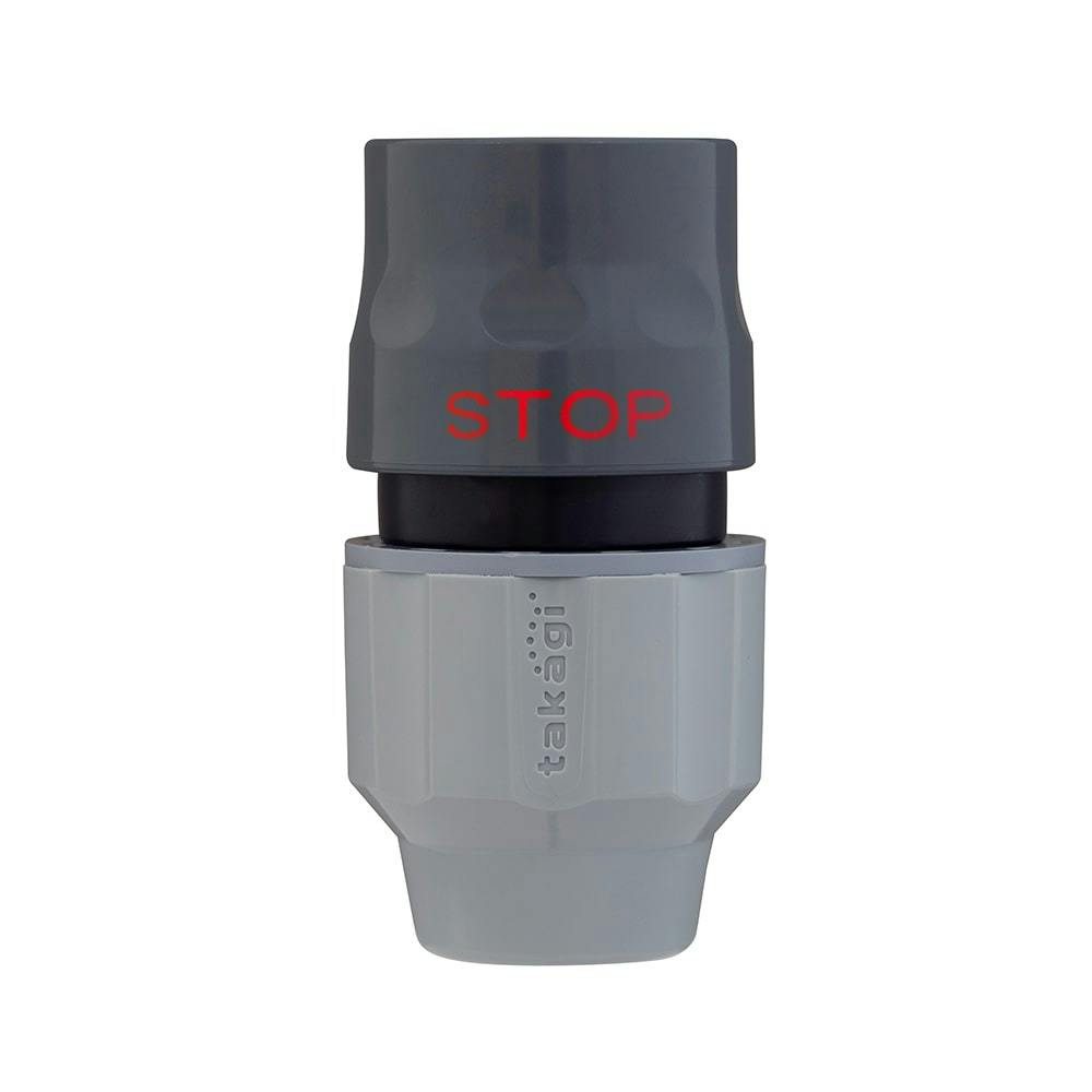 タカギ ラクロックストップコネクターG1096GY | 散水用品・ホース 通販