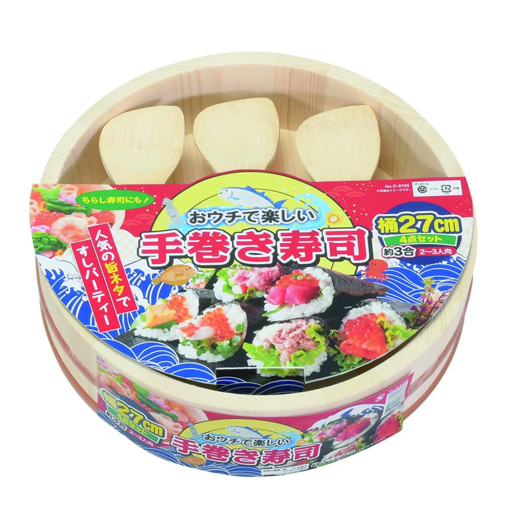 手巻き寿司桶4点セットD6765 | 包丁・ハサミ・調理器具・製菓用品 通販