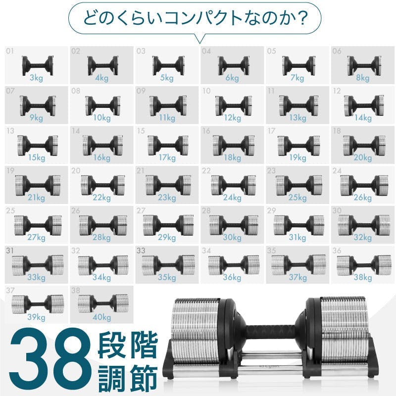 ライシン ヘリックスミラー 40kg 1kg刻み シルバー 1個 Lysin