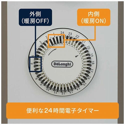 オイルヒーター RHJ21F0812-WH デロンギ オイルヒーター 8～10畳