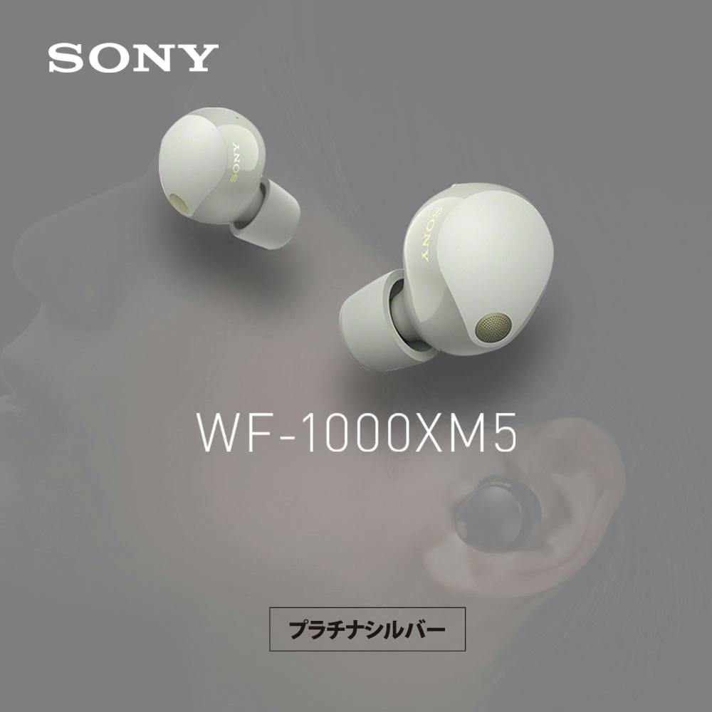 ソニー ワイヤレスノイズキャンセリングイヤホン プラチナシルバー WF