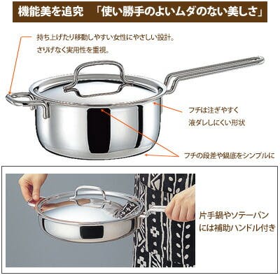 ジオプロダクト ポトフ鍋 22cm 5L 全面7層構造 宮崎製作所 GEO-22PF