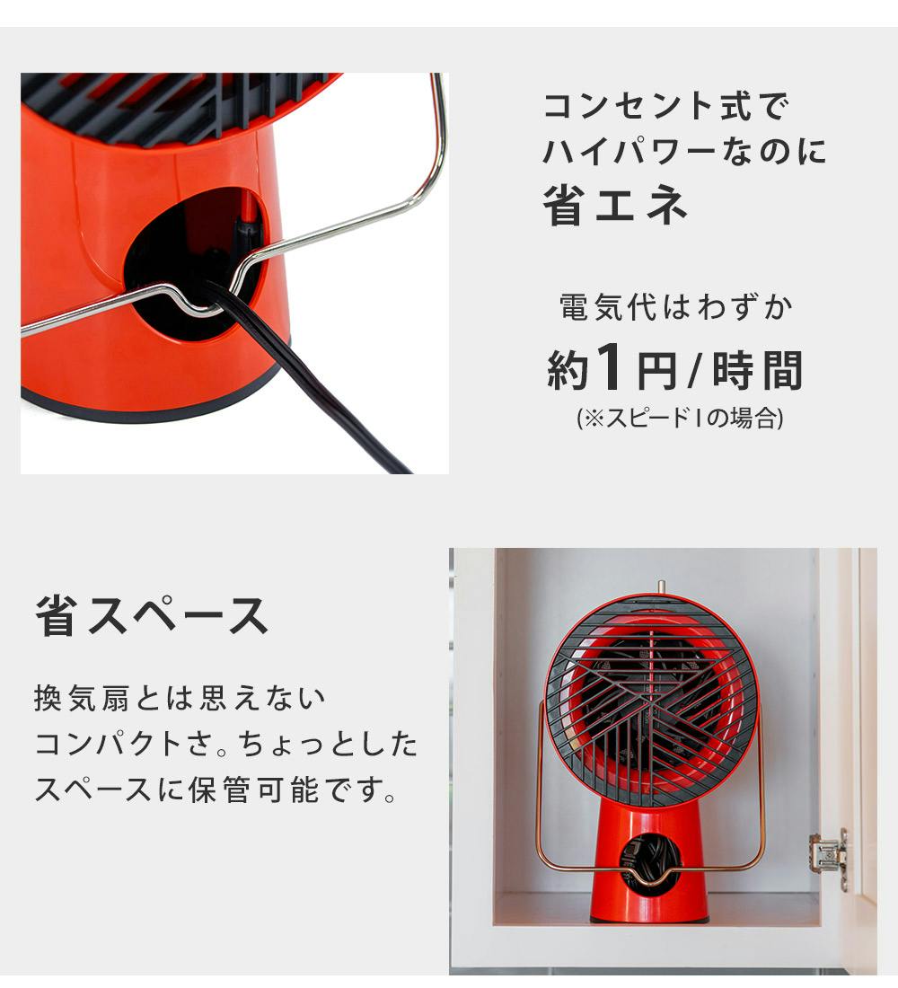 ポータブル 換気扇 エアフード コンセント式 AirHood AH-01AJ【卓上