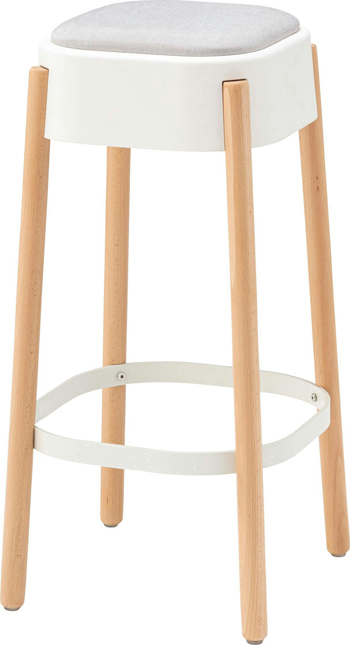 東谷 Room Essence ヘンリー 丸ハイスツール ナチュラル Size：35×35