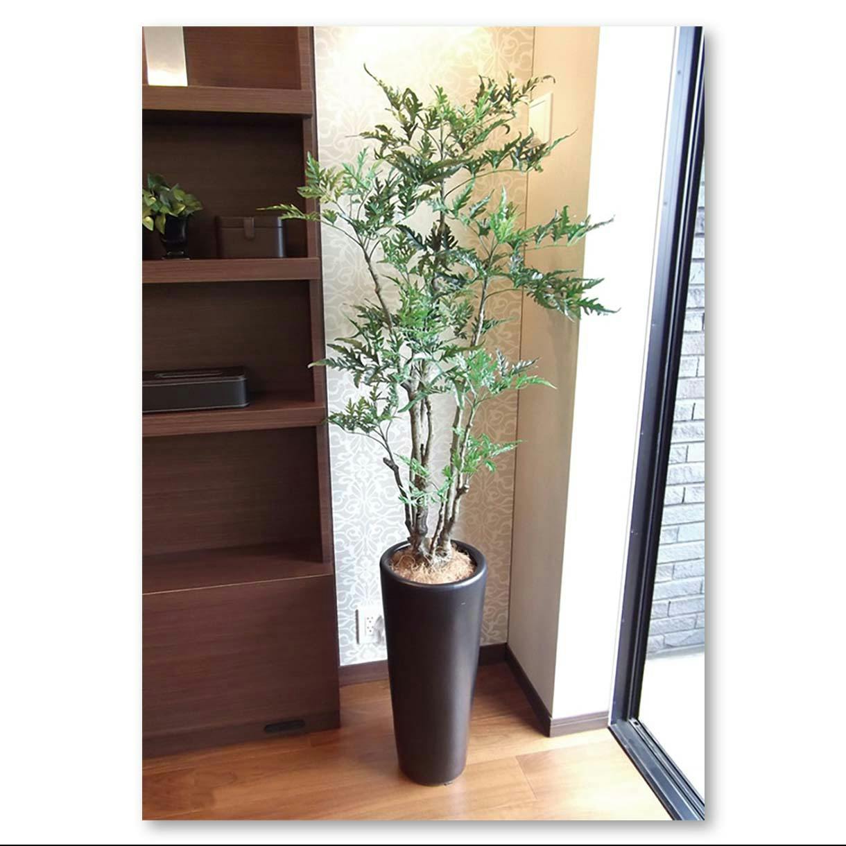 GREEN COFFRET ポリシャス130cm 人工観葉植物 フェイクグリーン