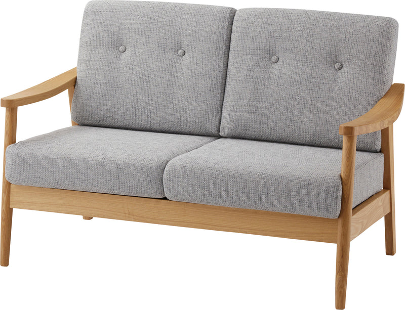 北欧テイスト 木製フレームソファ 2人掛け バッスム RTO-921 - impress