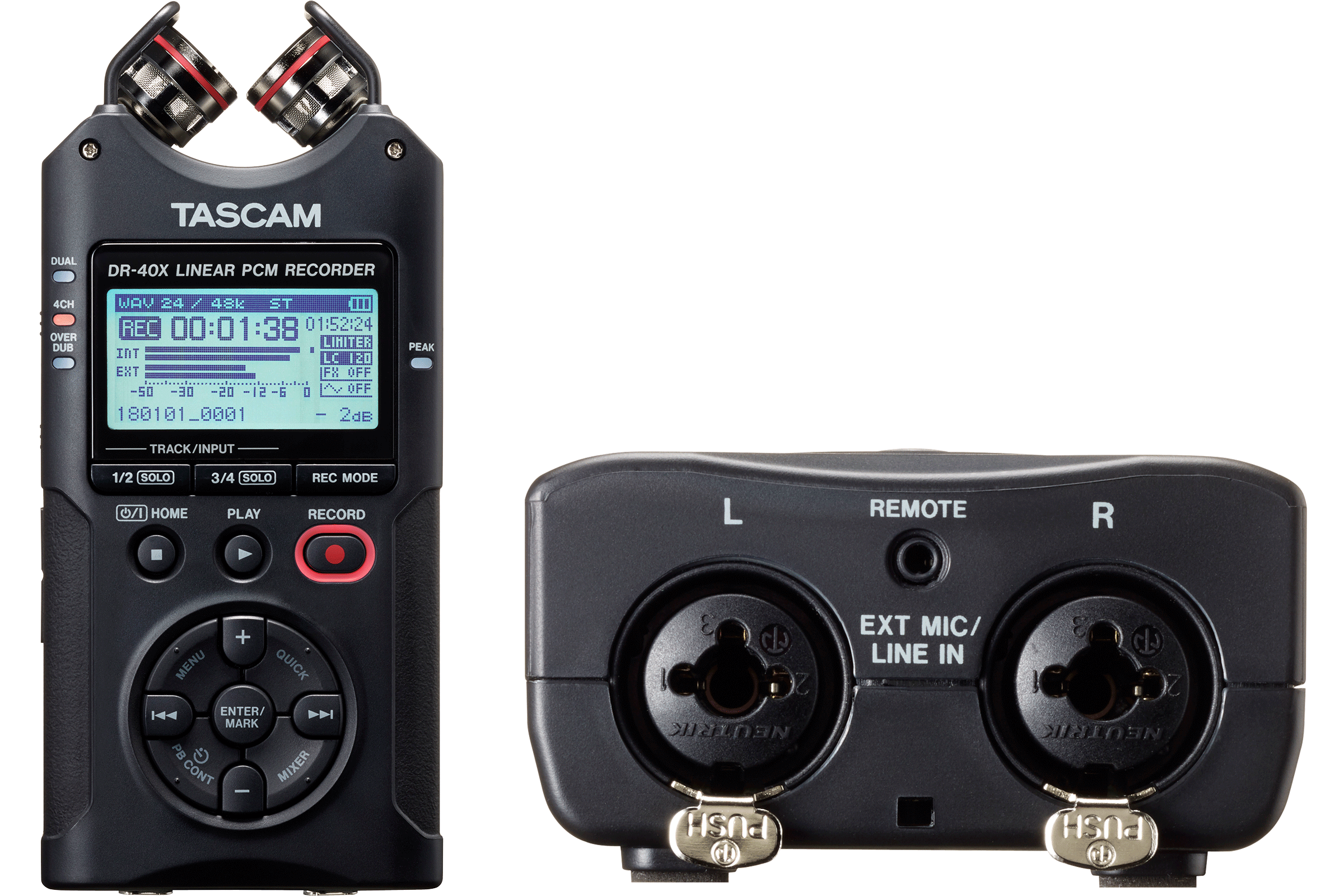 TASCAM DR-05X / DR-07X / DR-40X | レコーダーに配信用のUSBマイク