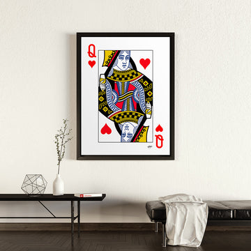Queen of Hearts - Wall Decor – Inktuitive
