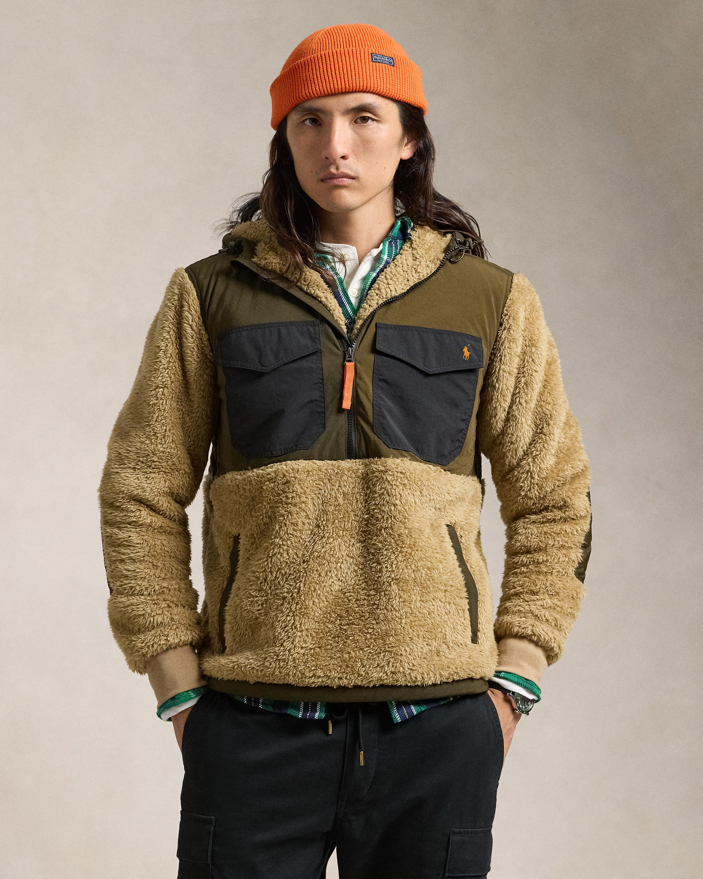 Polo Ralph Lauren Hoodie - Pile Fleece Hybrid Hoodie – InStyle