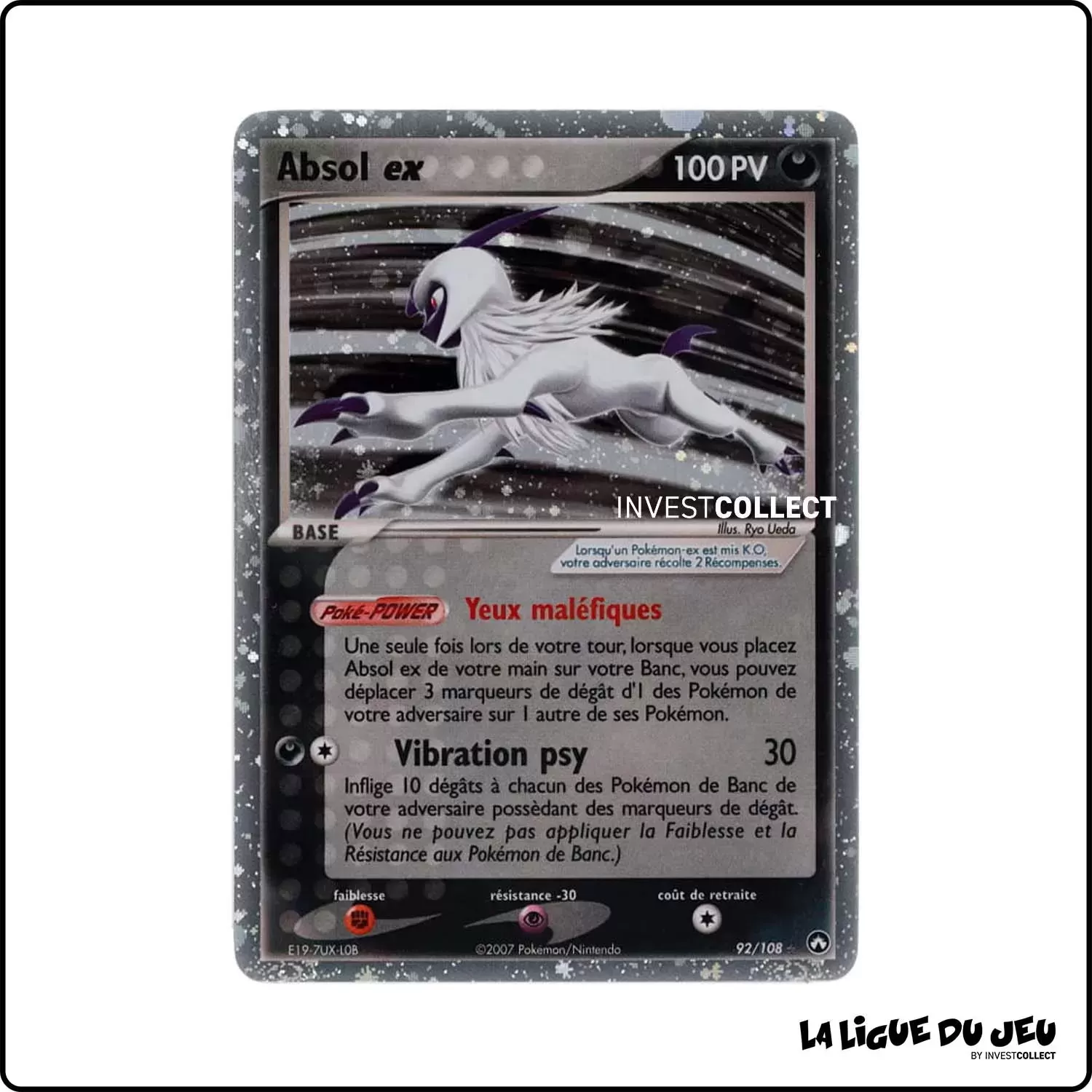 Ultra - Pokemon - Gardiens du Pouvoir - Absol ex 92/108