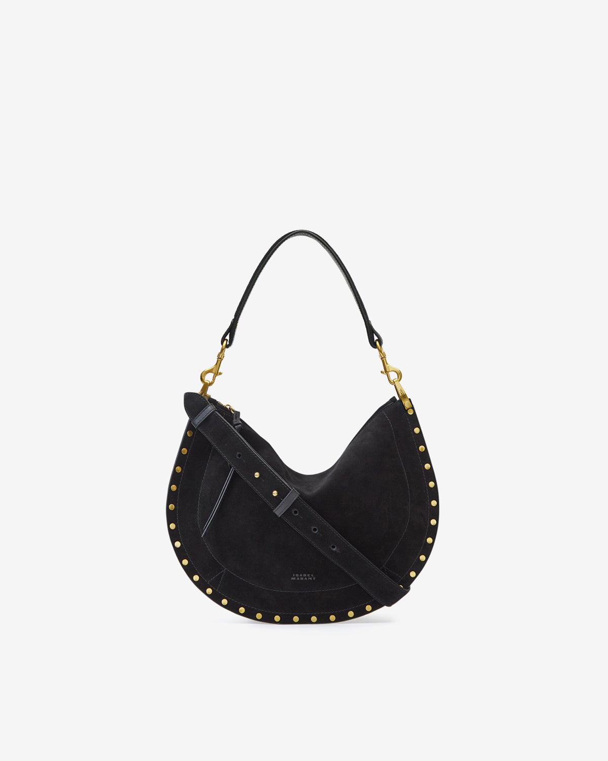 OSKAN SOFT ZIP SHOULDER BAG Woman dark midnight | ISABEL MARANT