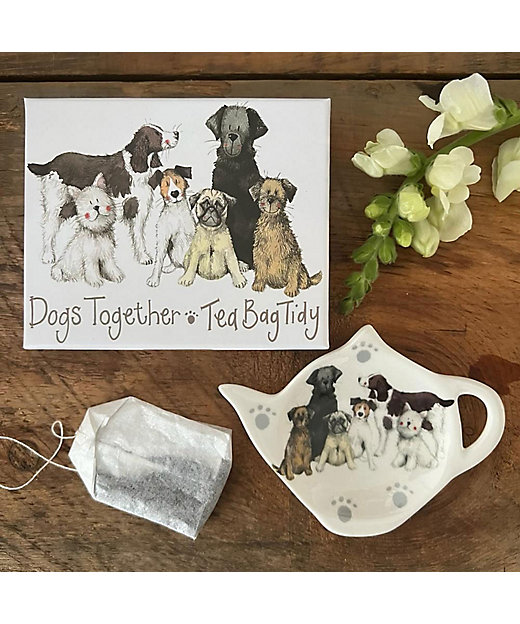 ☆わんわんセット（犬デザインのティーバッグトレイ＋サンドイッチ