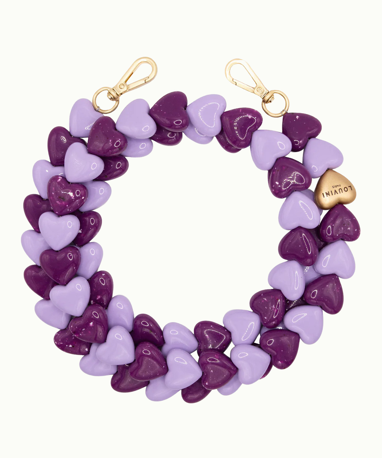 ☆スマートフォンチェーン CUORE PURPLE | Louvini Paris