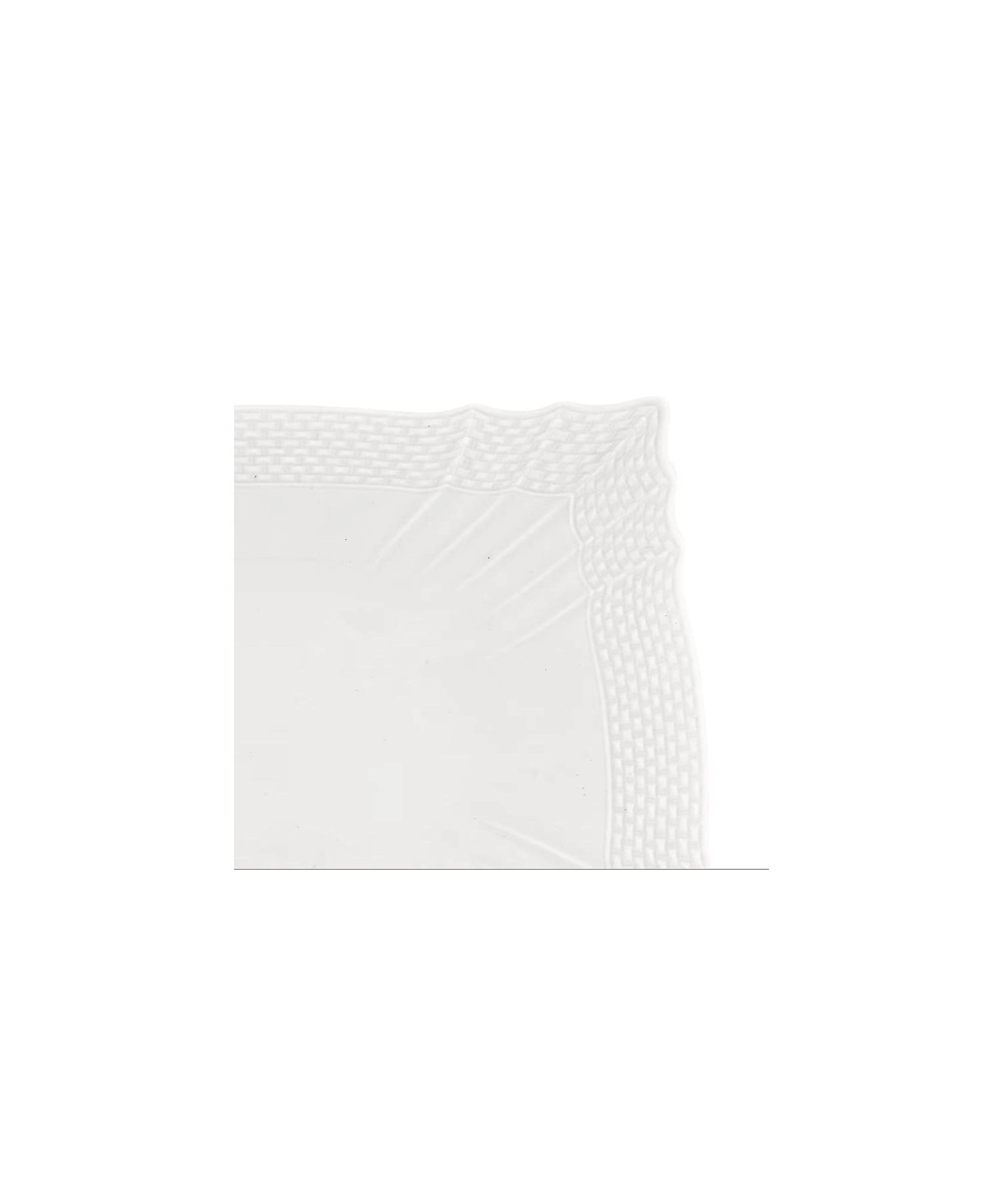 ベッキオジノリホワイト スクエアプレート22cm | GINORI