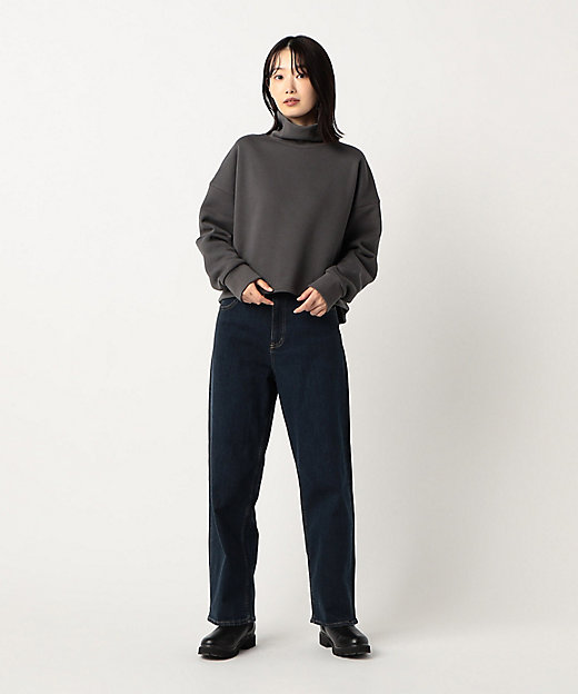 裏起毛 ショート丈 ハイネックトレーナー（1268CK01） | COMME