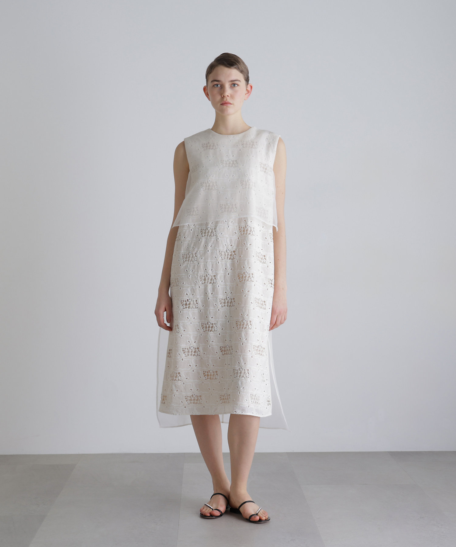 ◇ラティスエンブロイダリーワンピース（5316140323