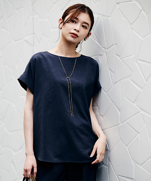 セットアップ可／はっ水／通勤】リラククール 半袖ブラウス