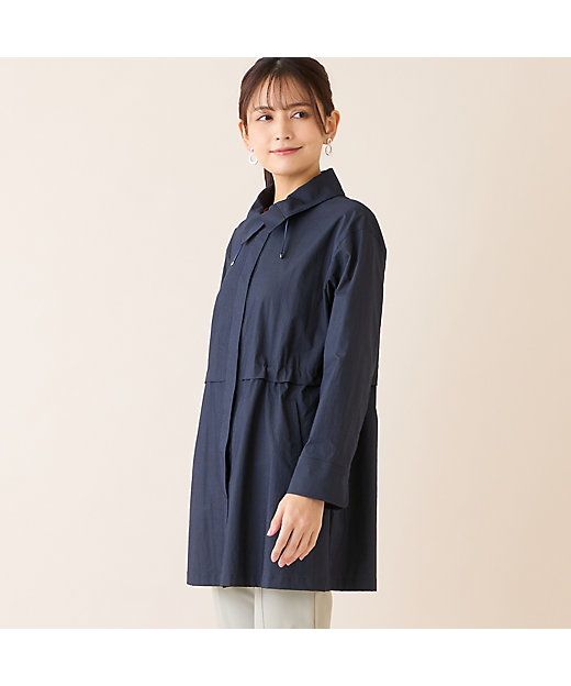 ステンカラーストレッチコート（12102611） | LOBJIE (Women