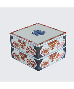 フラットプレート M 化粧箱入 JS旭日吉祥紋 | ARITA PORCELAIN LAB