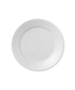 ホワイトフルーテッド プレート22cm | ROYAL COPENHAGEN/ロイヤル