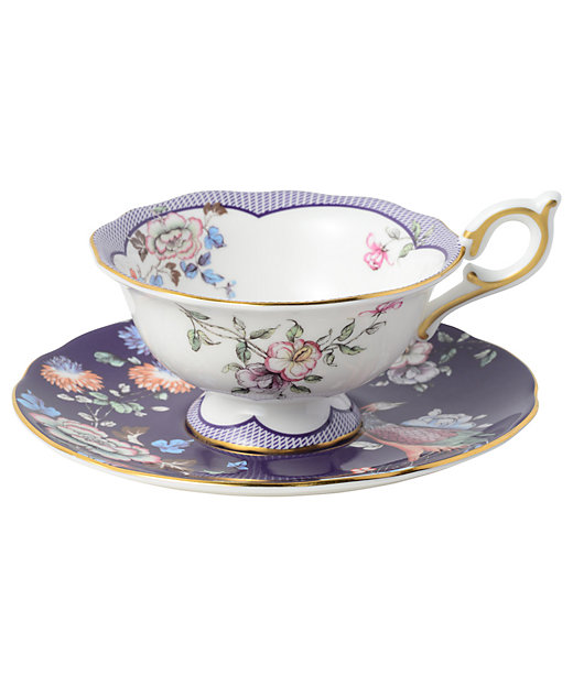 ワンダーラスト ミッドナイト クレーン ティーカップ＆ソーサー