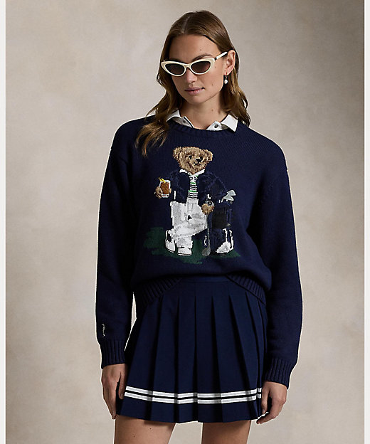 RLX Polo ベア クルーネック セーター ウィメンズ