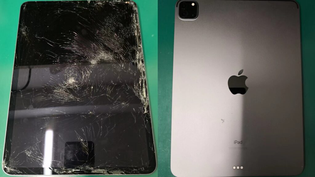iPad Pro 11 インチ (第 2 世代)】 液晶破損 液晶漏れ 操作できない