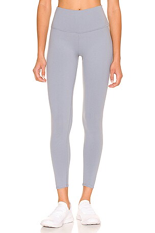 alo 7/8 High Waist Airbrush Legging in Steel Blue | REVOLVE
