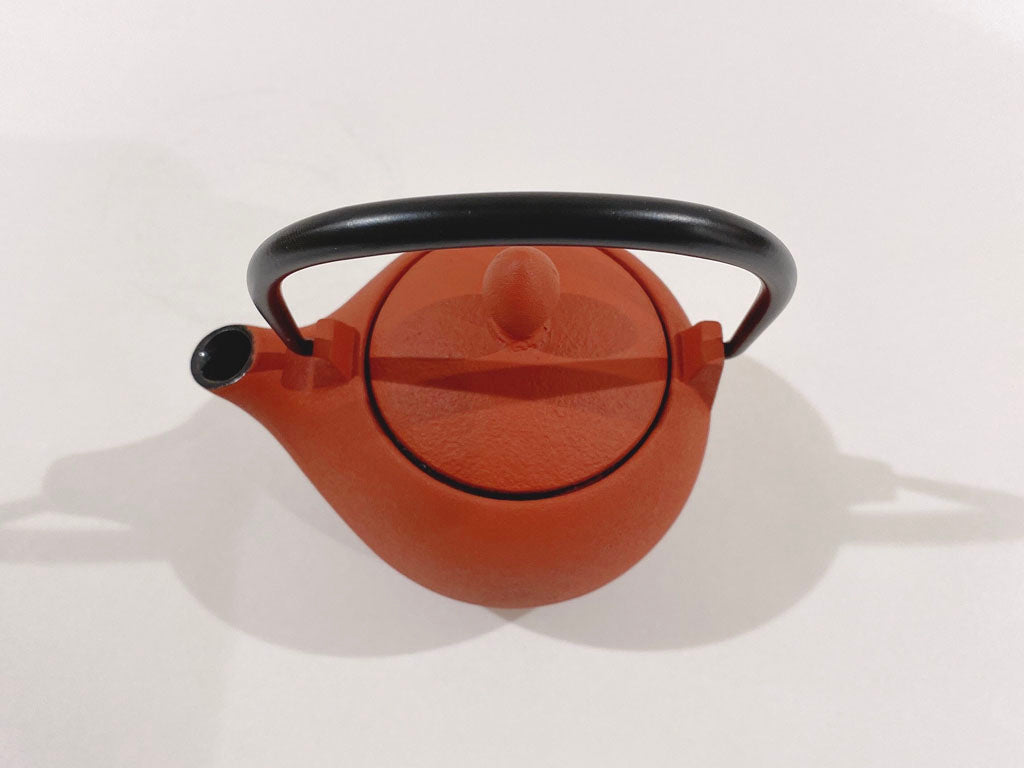 急須 マロン 艶消赤茶