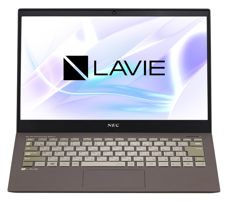 NEC、同社製PC40周年を記念した特別色のノートPC、キャンペーンで