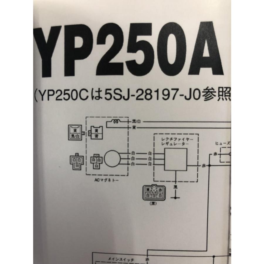 マジェスティ マジェスティー250/YP250/YP250C/YP250A（5SJ/5SJ3/5SJ4