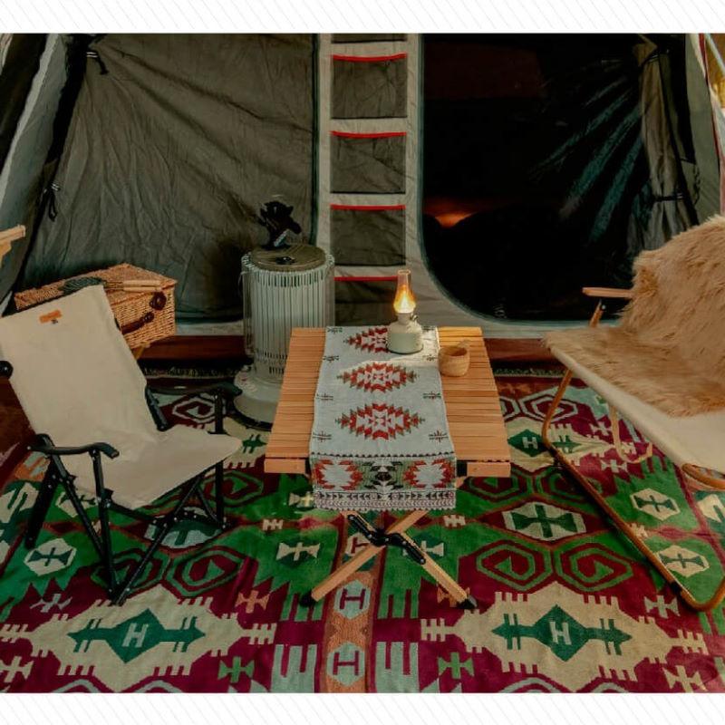 S'more/スモア ウッディロールテーブル Sサイズ 天然木の折り畳み