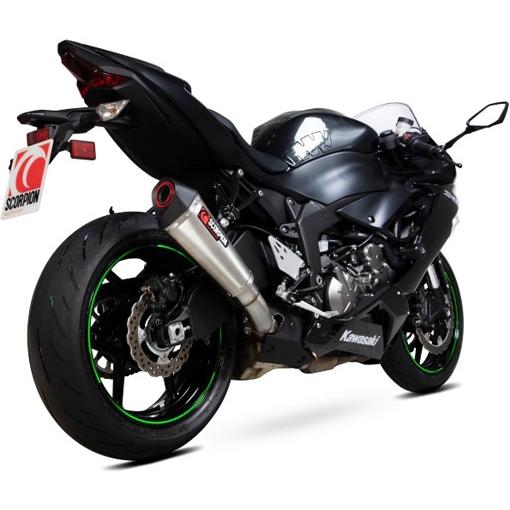 KAWASAKI カワサキ ZX-6R 19- スリップオン SERKET 【SCORPION
