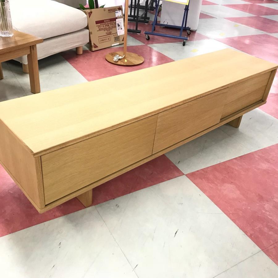 無印良品（MUJI） 中古 オーク材を使用したAVボード テレビ台 テレビ