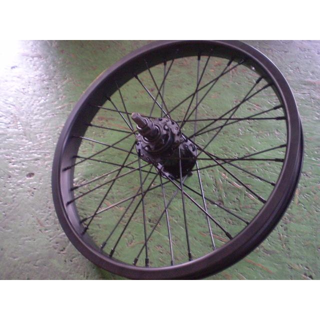 16インチ用 フリーコースターハブ 36H リア完組ホイール : カプリ部品