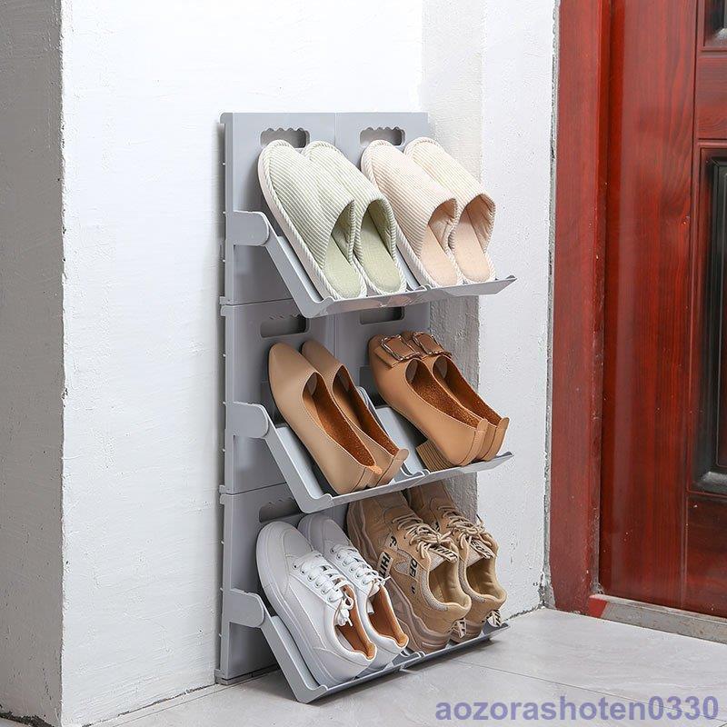 シューズラック シューズボックス 下駄箱 収納 靴箱 組み立て式 省