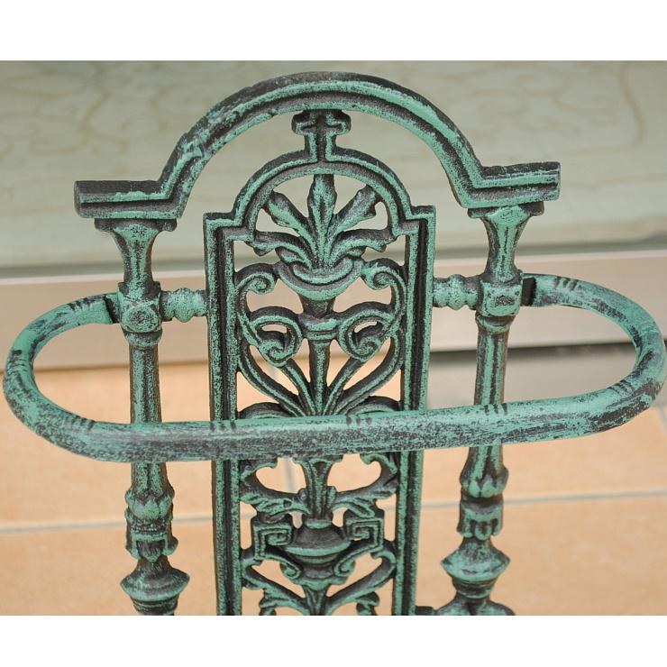 傘立て クラシック アンティーク オシャレ グリーン 緑 アンブレラ