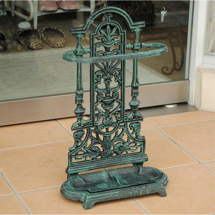 傘立て クラシック アンティーク オシャレ グリーン 緑 アンブレラ