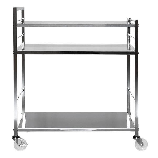 足立製作所 キッチンワゴン キャスター付き 3段 幅43.5cm 収納