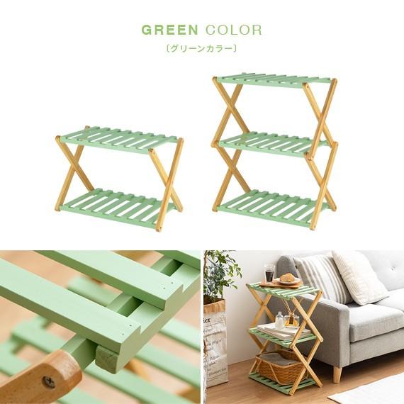 不二貿易（Fuji Boeki） ラック 棚 収納 木製 折りたたみ オープン